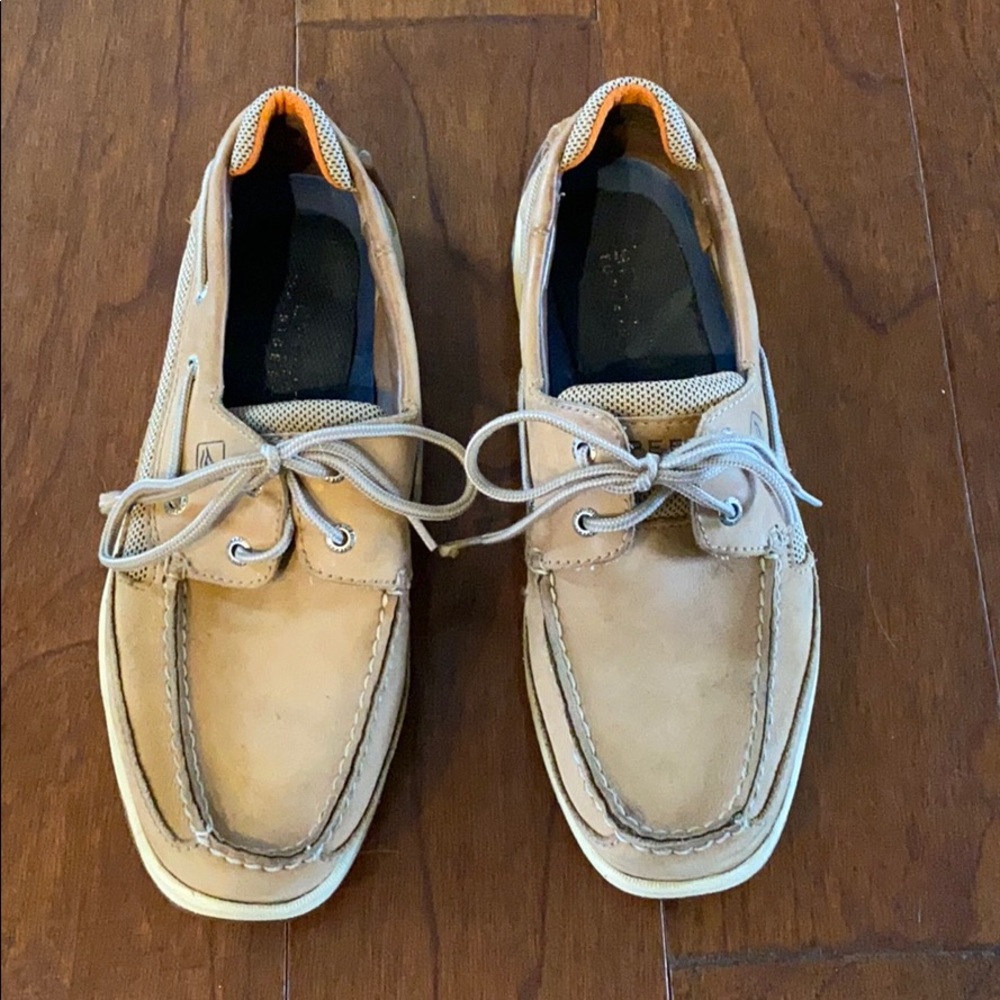 Sperry Top Sider Men’s Tan Leather Loafer Size 9